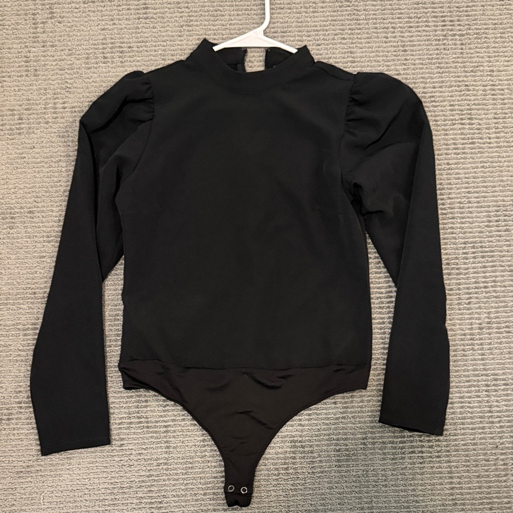 Joie Black Long Sleeve Bodysuit